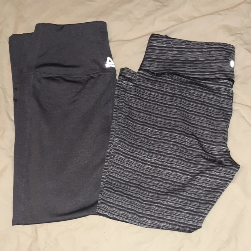 Womens leggings Reebok 90 degree reflex gray large